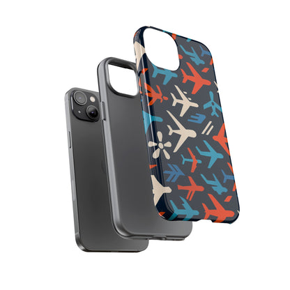 Vibrant Aviation Themed Protective Phone Case with 3D Wrap Design – Unique Style and Durable Protection – Compatible with iPhone 13, 14, 15 & 16 – All Models Including Pro, Pro Max & Plus