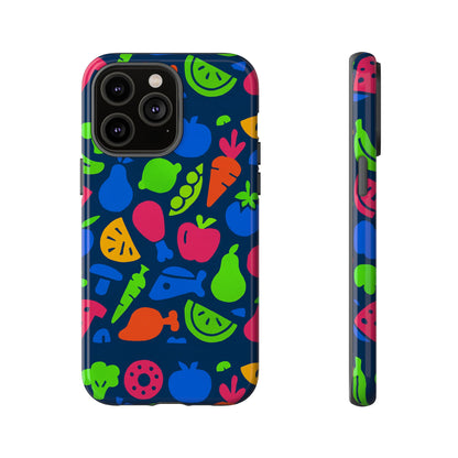 Vibrant 3D Fruit Pattern Protective Phone Case with Glossy Finish for Stylish Protection, Compatible with iPhone 13, 14, 15 & 16 – all models including Pro, Pro Max & Plus
