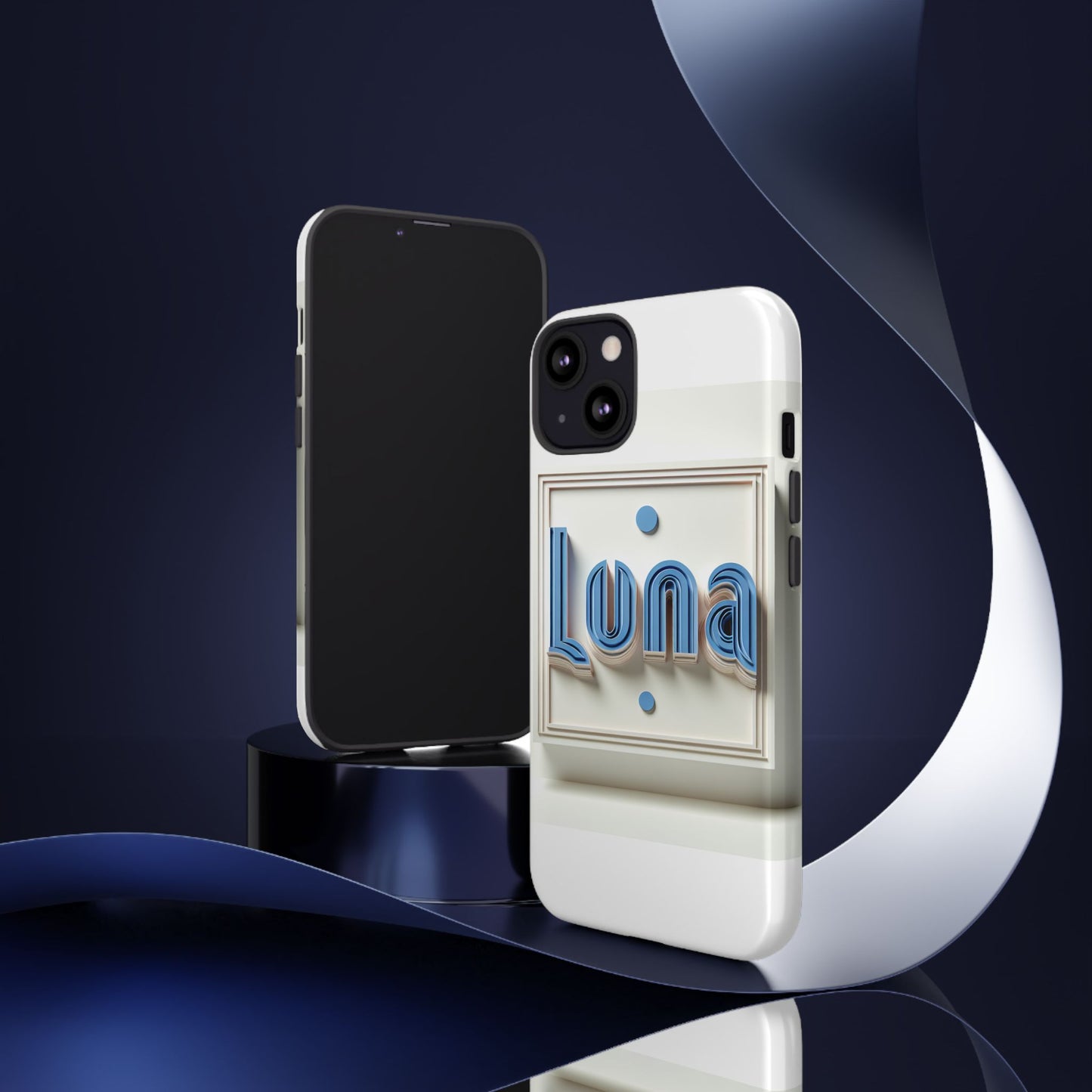 vibrant 3d textured phone case in blue – contemporary design for stylish protection compatible with iphone 13, 14, 15 & 16 – all models including pro, pro max & plus