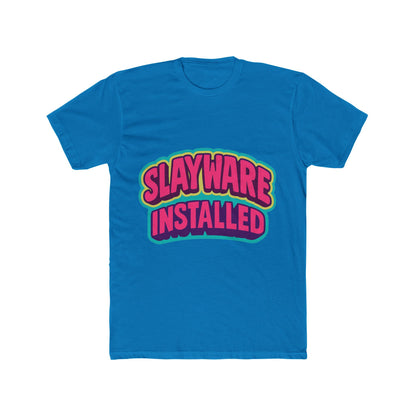 Slayware Installed Unisex T-Shirt – Multicolor Meme Graphic Tee – Comfort and Style for Men & Women