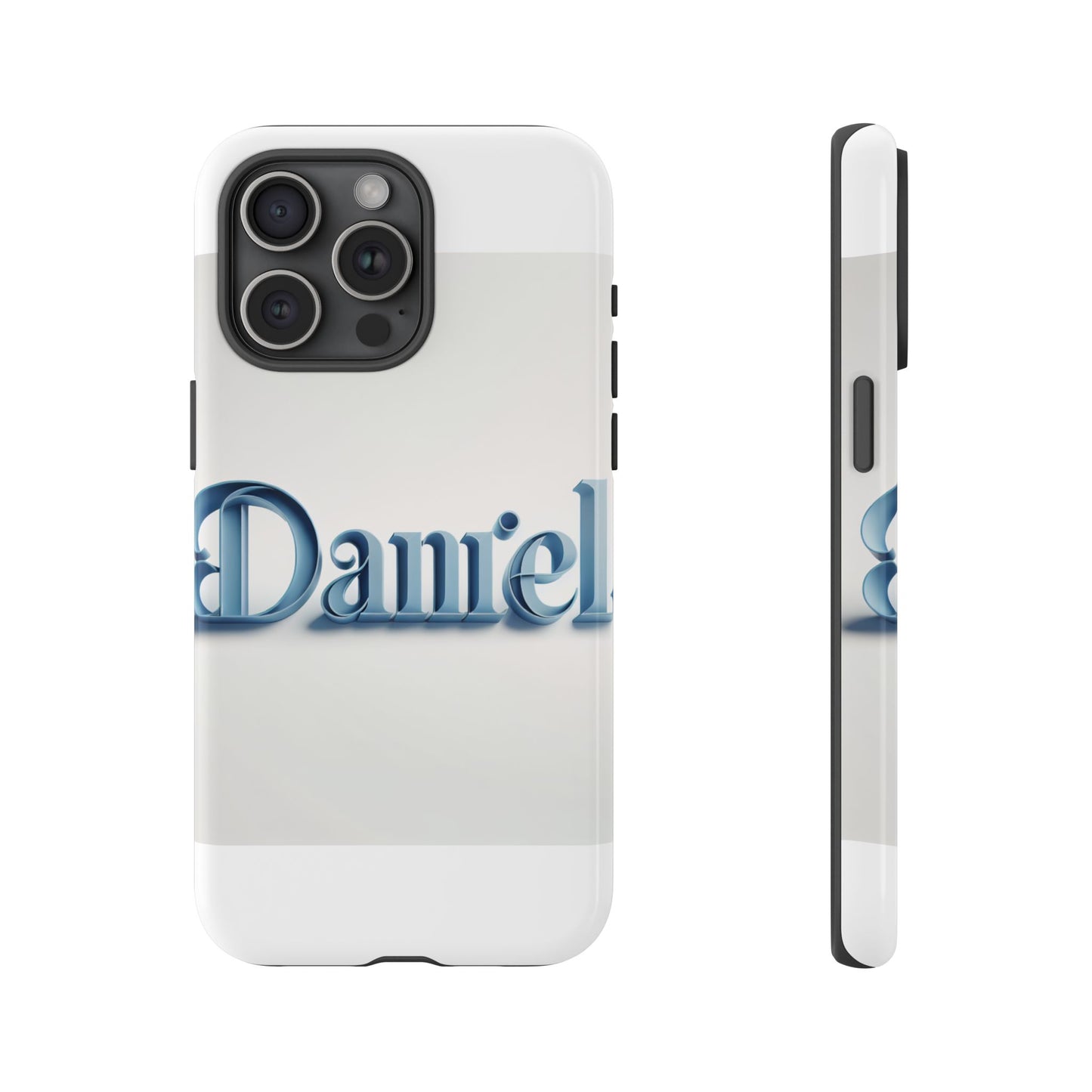 vibrant 3d wrap protective phone case in blue lettering stylish design for unique accessory lovers compatible with iphone 13, 14, 15 & 16 – all models including pro, pro max & plus