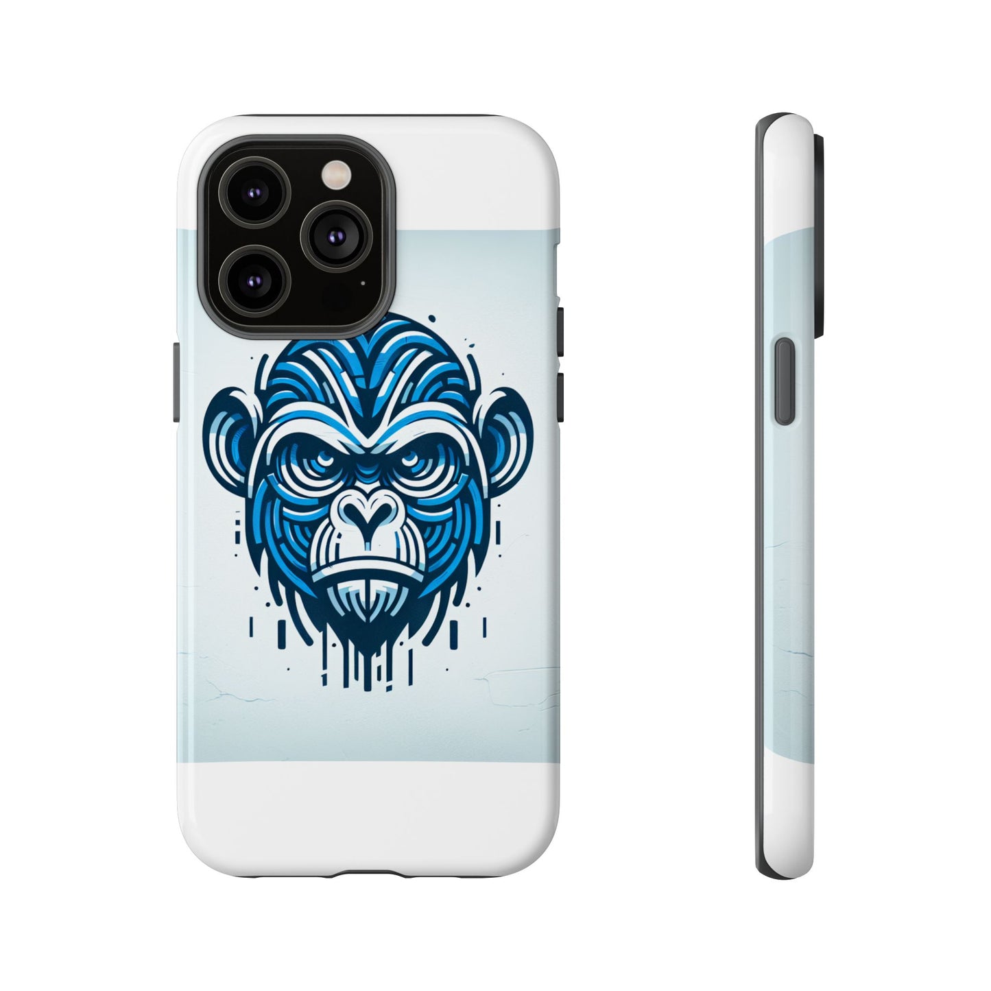 vibrant 3d gorilla design protective phone case for unique style and stylish protection compatible with iphone 13, 14, 15 & 16 – all models including pro, pro max & plus