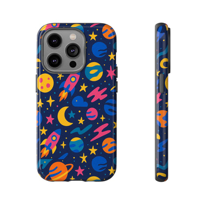 Vibrant 3D Space Theme Protective Phone Case for Trendsetters and Creatives Stylish Protection Compatible with iPhone 13, 14, 15 & 16 – all models including Pro, Pro Max & Plus