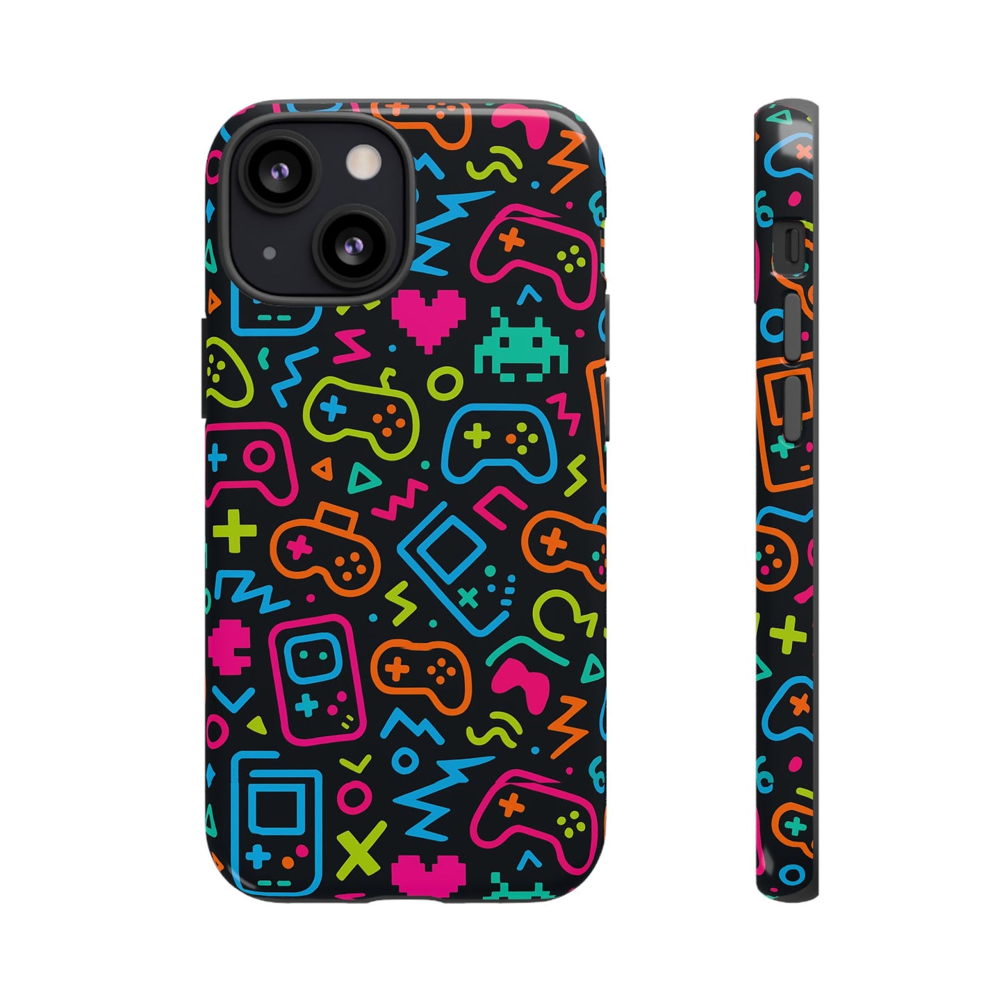 multicolour 3d wrap protective phone case with unique gaming design for men and women – stylish mobile protection compatible with iphone 13, 14, 15 & 16 – all models including pro, pro max & plus