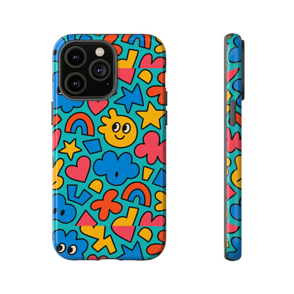 Vibrant Cartoon 3D Wrap Protective Phone Case with Fun Playful Design for Smartphone Lovers Compatible with iPhone 13, 14, 15 & 16 – All Models Including Pro, Pro Max & Plus