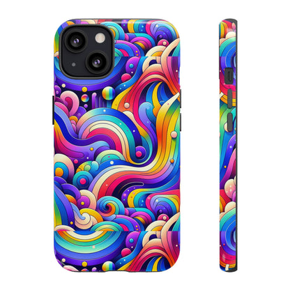 Pink Pattern Image 4 Phone Case with 3D Wrap and Shock Protection for Smartphone Accessories