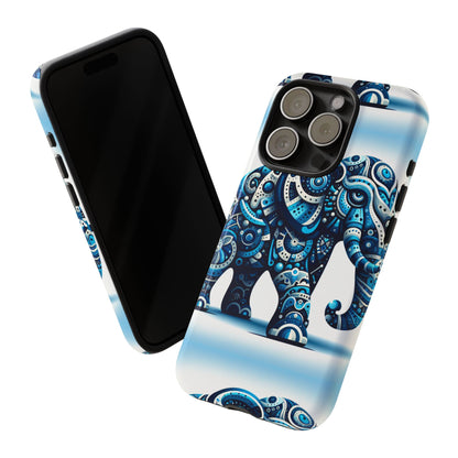 Blue Animal Create 4 3D Wrap Protective Phone Case for Smartphones with Vibrant Anime and Comic Inspired Design Durable Shock Absorption and UV Protection