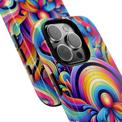 Pattern Image 10 Retro Anime Comic Phone Case for Men Women with Vibrant Abstract Design Compatible with iPhone 13, 14, 15 & 16 – all models including Pro, Pro Max & Plus