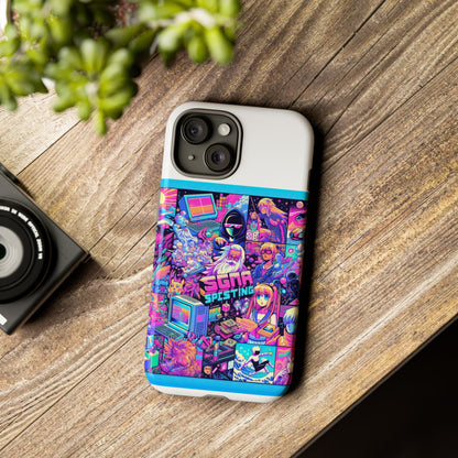Sigma Sprinting Vibrant Protective Phone Case for Smartphones, 3D Wrap Design with UV Protection, Durable Shock Absorbent Material, Ideal Gift for Anime and Comic Lovers