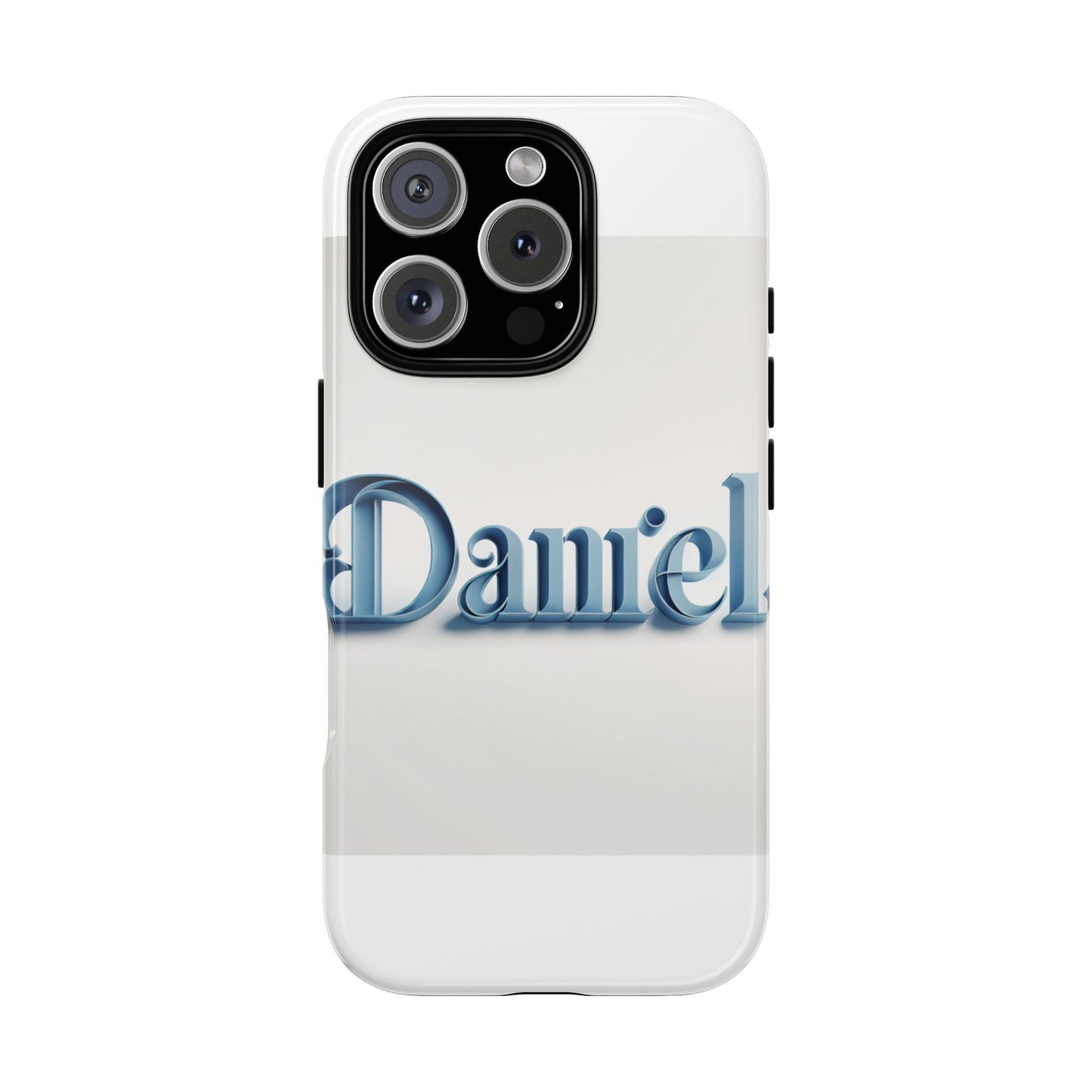 vibrant 3d wrap protective phone case in blue lettering stylish design for unique accessory lovers compatible with iphone 13, 14, 15 & 16 – all models including pro, pro max & plus