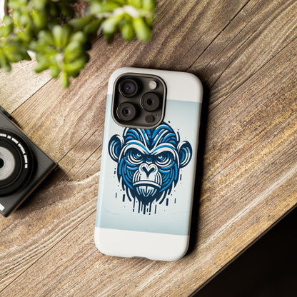 Vibrant 3D Gorilla Design Protective Phone Case for Unique Style and Stylish Protection Compatible with iPhone 13, 14, 15 & 16 – all models including Pro, Pro Max & Plus