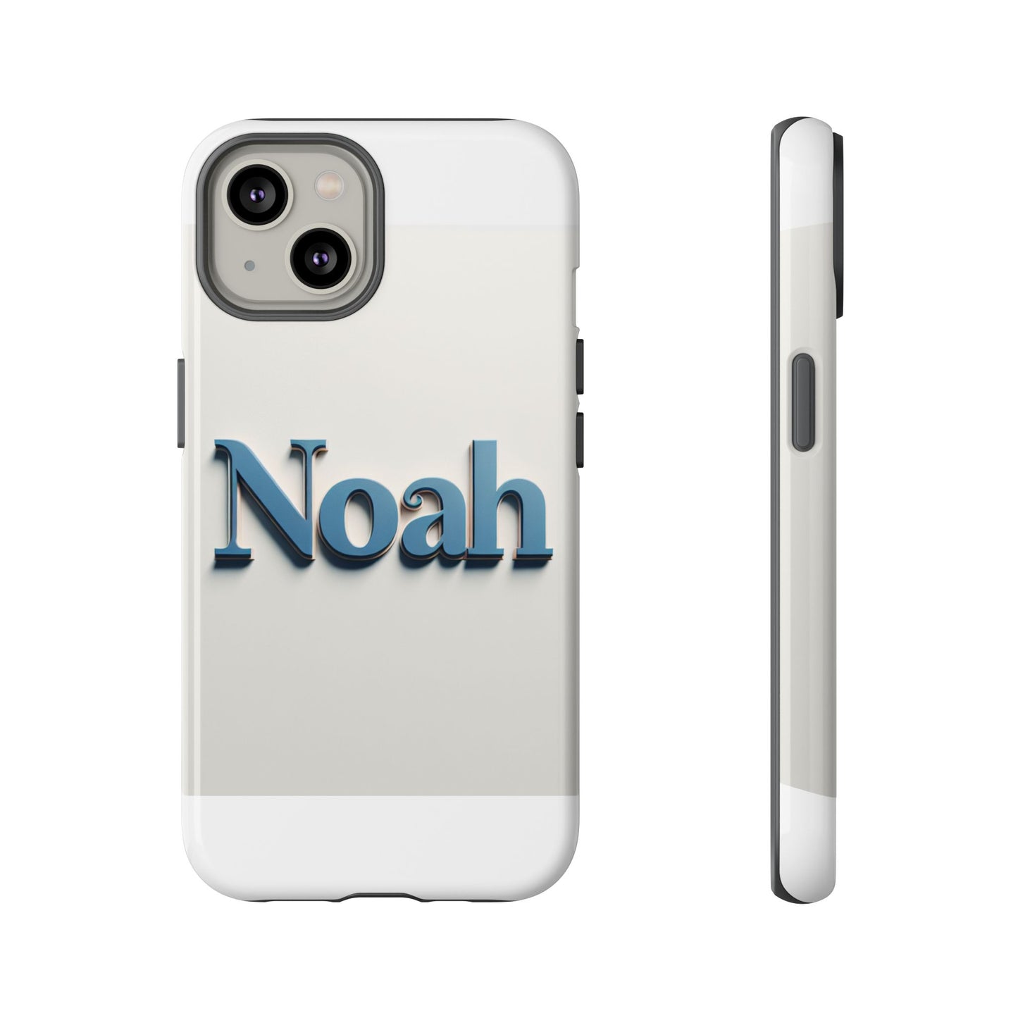 vibrant 3d name phone case in blue retro style – unique protection accessory for self-expression compatible with iphone 13, 14, 15 & 16 – all models including pro, pro max & plus