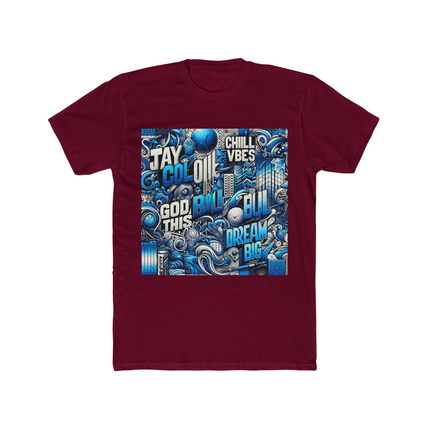 stylish & comfortable unisex t-shirt for men & women - aesthetic blue graphic tee