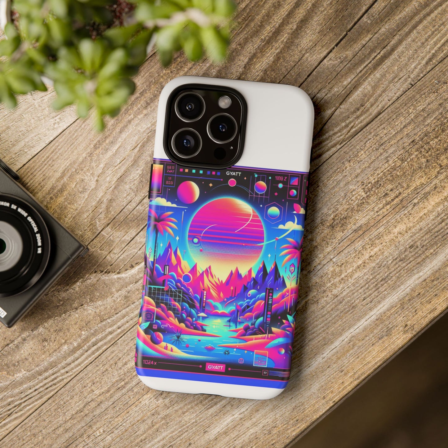 gyatt alert 3d wrap protective phone case for anime lovers