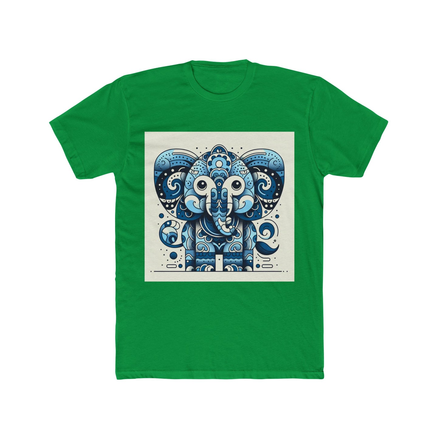 animal artwork unisex t-shirt – blue graphic tee for casual comfort and everyday fashion statement