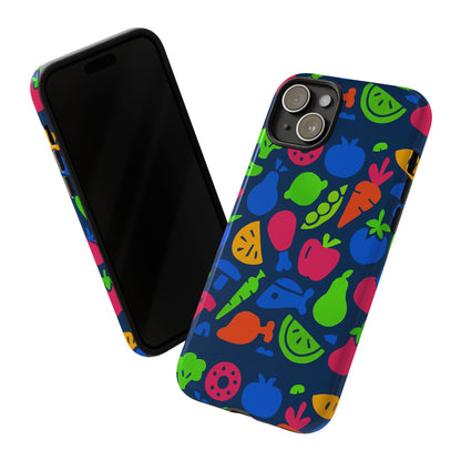 Vibrant 3D Fruit Pattern Protective Phone Case with Glossy Finish for Stylish Protection, Compatible with iPhone 13, 14, 15 & 16 – all models including Pro, Pro Max & Plus