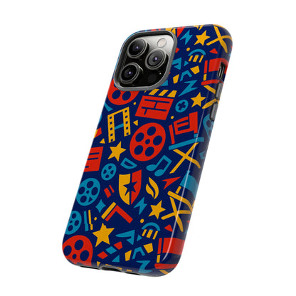 Vibrant 3D Movie Icons Protective Phone Case for Kids and Adults – Stylish Accessory – Compatible with iPhone 13, 14, 15 & 16 – all models including Pro, Pro Max & Plus