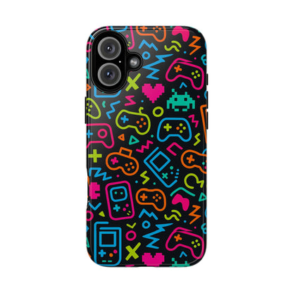 Multicolour 3D Wrap Protective Phone Case with Unique Gaming Design for Men and Women – Stylish Mobile Protection Compatible with iPhone 13, 14, 15 & 16 – All Models Including Pro, Pro Max & Plus