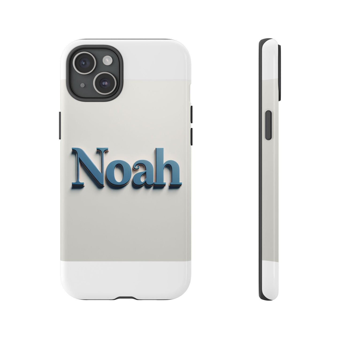 vibrant 3d name phone case in blue retro style – unique protection accessory for self-expression compatible with iphone 13, 14, 15 & 16 – all models including pro, pro max & plus