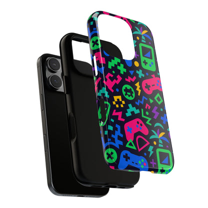 Vibrant 3D Gaming Design Protective Phone Case for Creative Expression and Stylish Protection, Compatible with iPhone 13, 14, 15 & 16 – all models including Pro, Pro Max & Plus