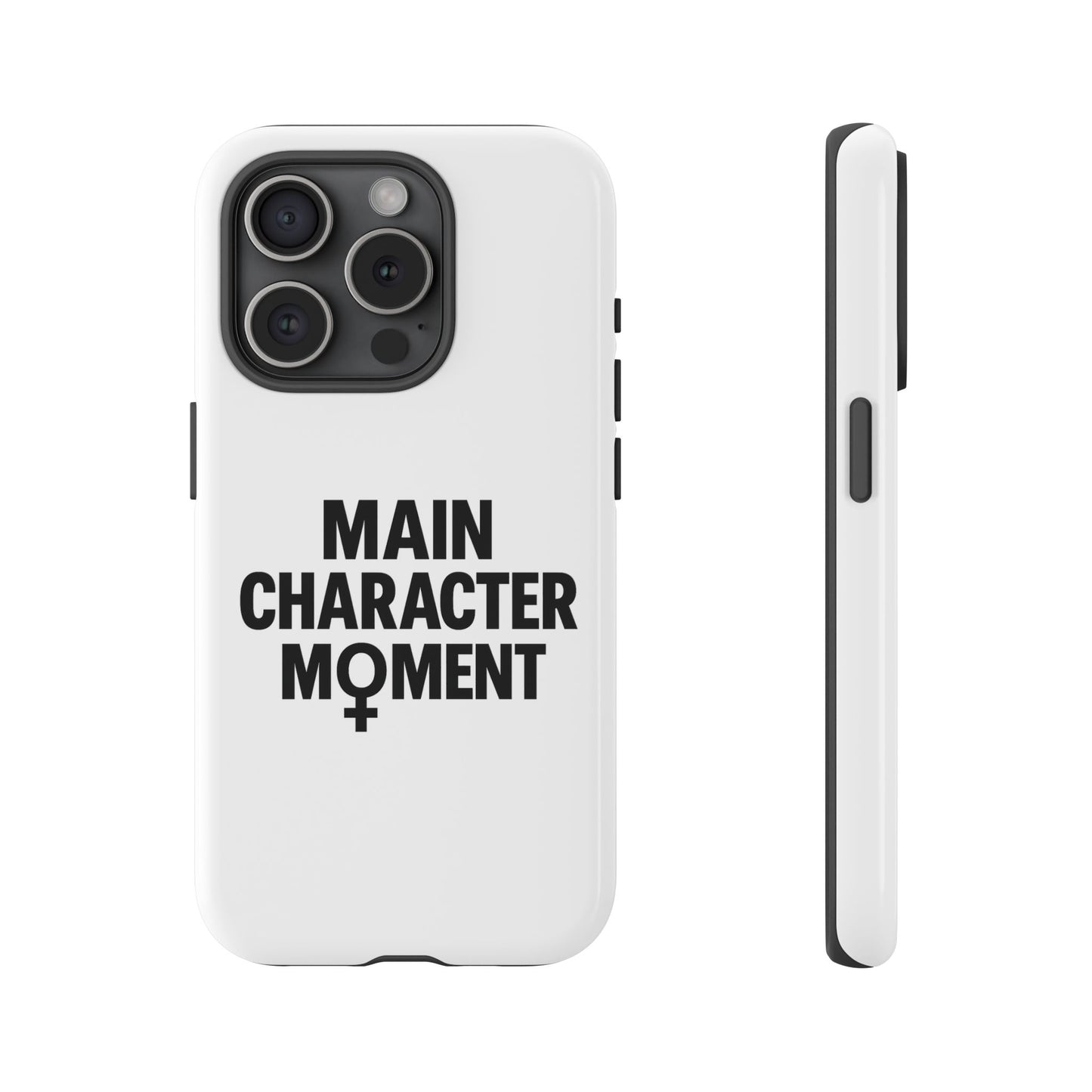 main character moment phone case - tough, trendy protection