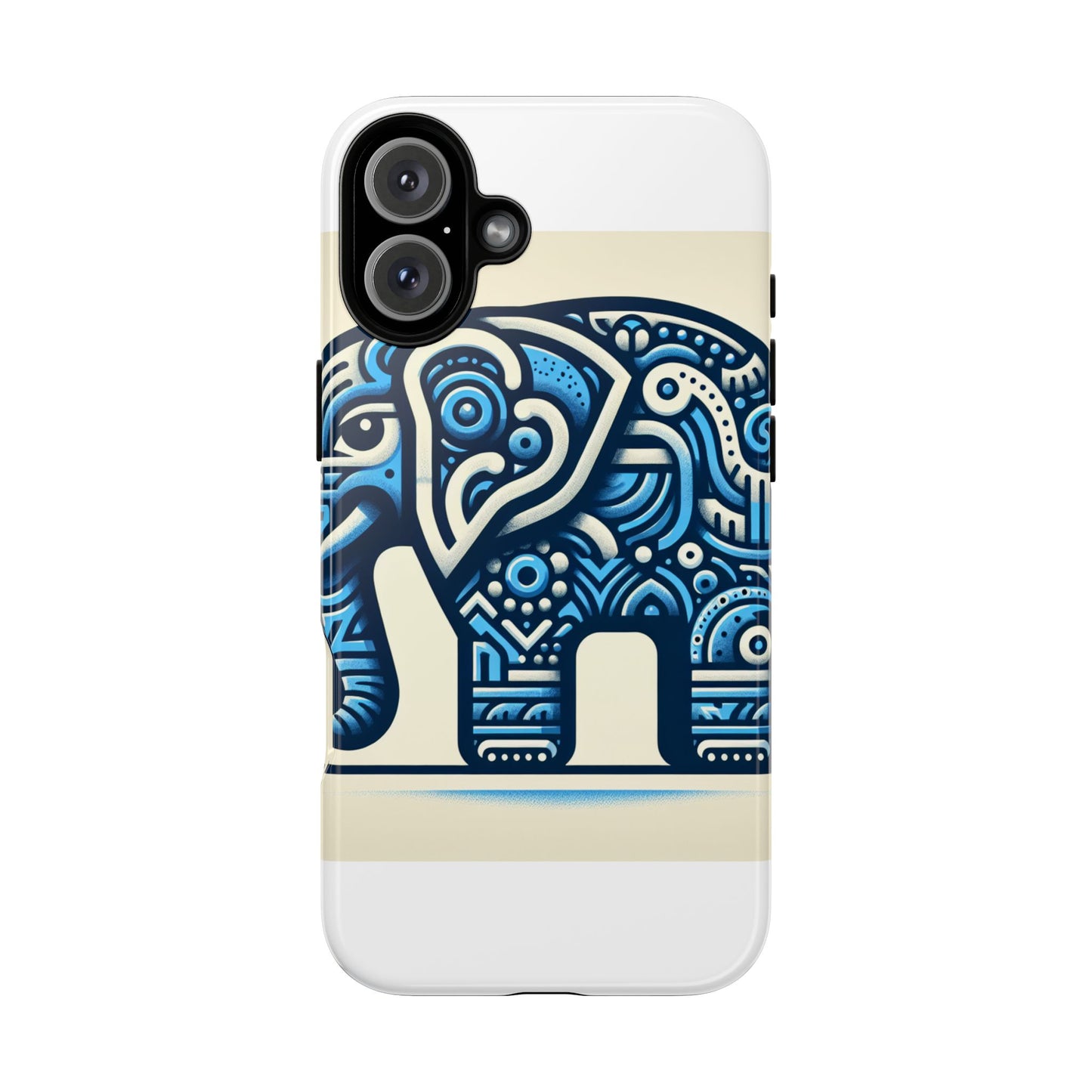 vibrant 3d elephant design phone case for stylish protection and unique aesthetic compatible with iphone 13, 14, 15 & 16 – all models including pro, pro max & plus