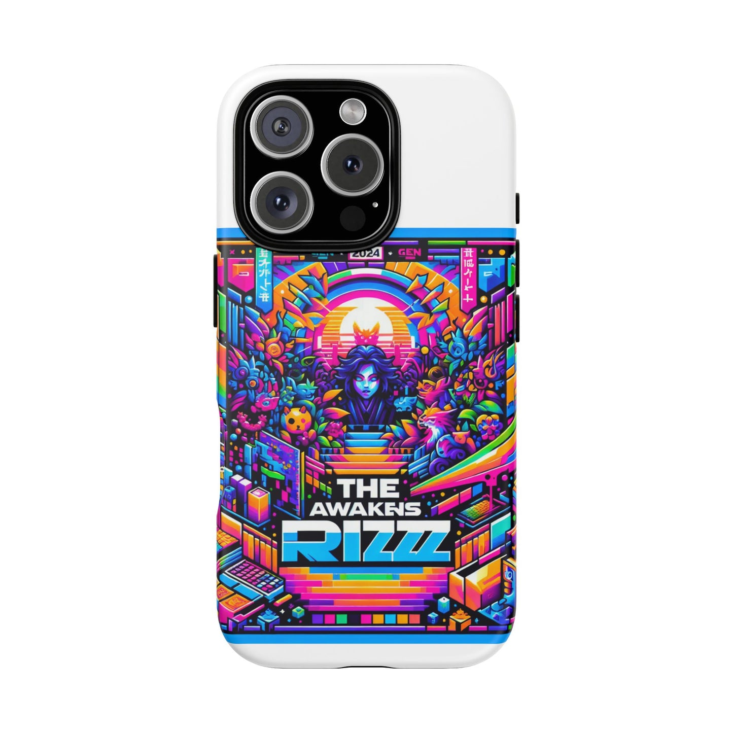 the rizz awakens 3d wrap protective phone case for anime and comic lovers