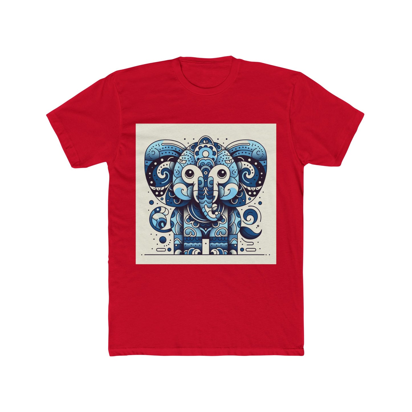 animal artwork unisex t-shirt – blue graphic tee for casual comfort and everyday fashion statement