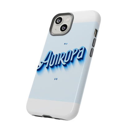 Protective Phone Case with Retro Typography Design in Blue for Stylish Protection, Compatible with iPhone 13, 14, 15 & 16 – all models including Pro, Pro Max & Plus