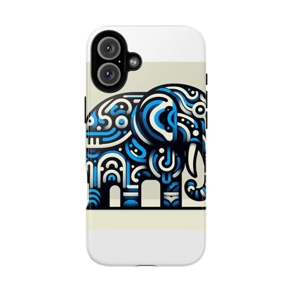 Vibrant 3D Elephant Design Protective Phone Case for Stylish Protection Compatible with iPhone 13, 14, 15 & 16 – all models including Pro, Pro Max & Plus