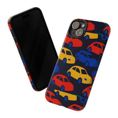 Multicolour 3D Car Design Protective Phone Case Stylish Accessory for Unique Expression Compatible with iPhone 13, 14, 15 & 16 – all models including Pro, Pro Max & Plus