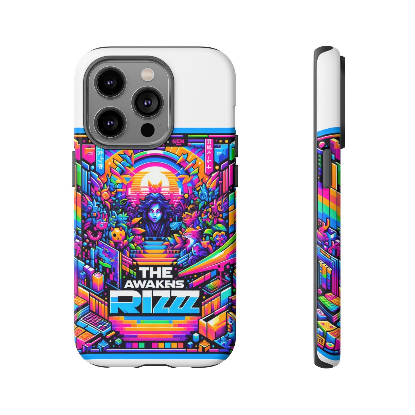 the rizz awakens 3d wrap protective phone case for anime and comic lovers
