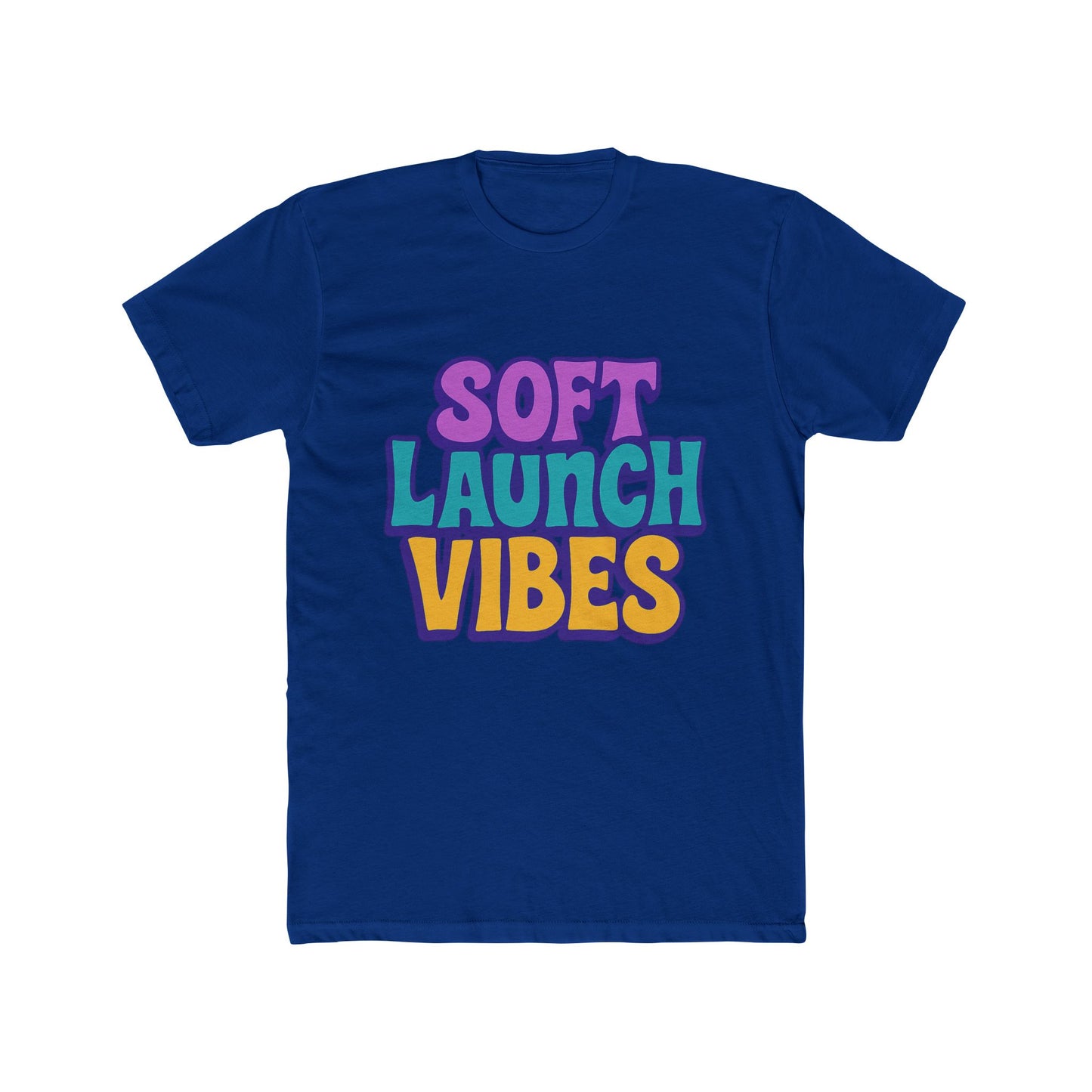 soft launch vibes unisex t-shirt - aesthetic purple tee for casual style, everyday comfort, and unique fashion statements