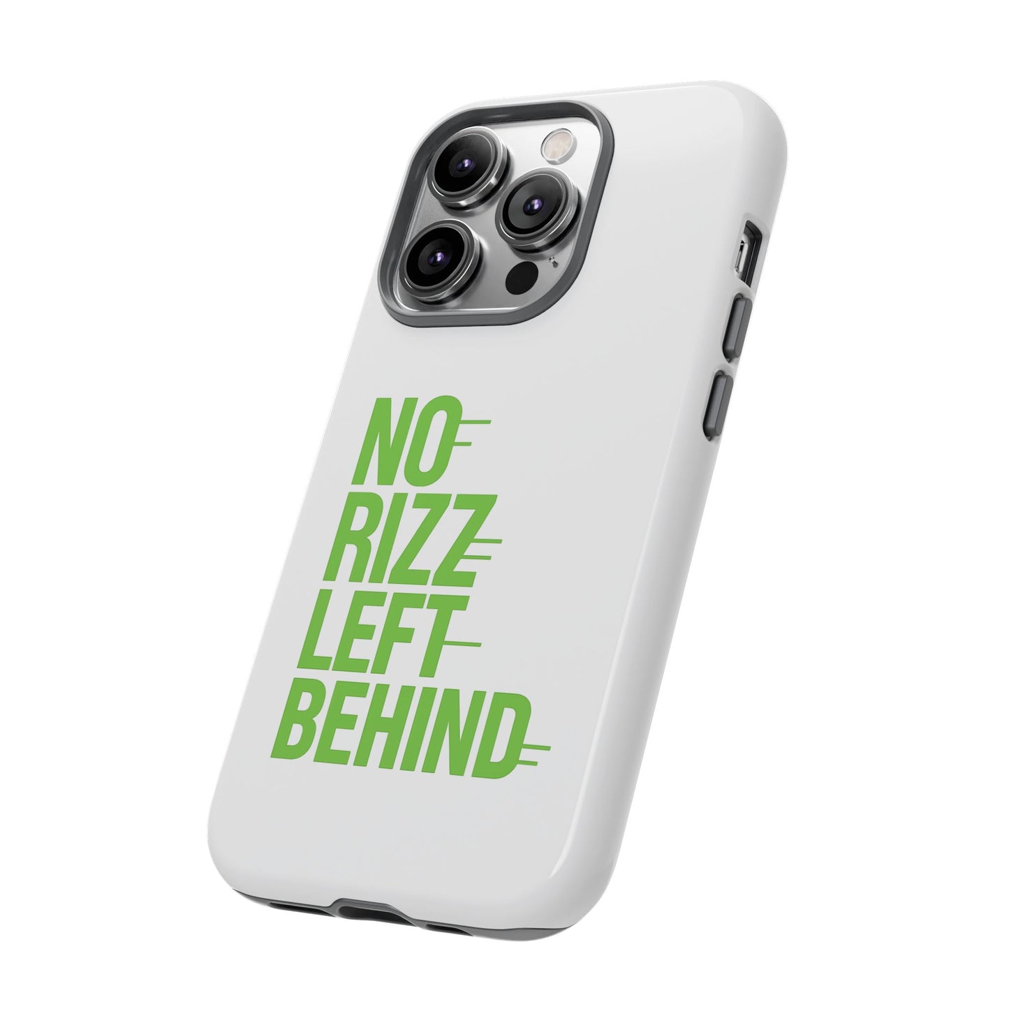 copy of tough cases - no rizz left behind phone case for ultimate protection and style, impact-resistant, dual layer, vibrant design, perfect gift for adults