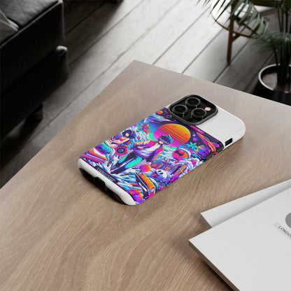 Skibidiverse Traveller Protective Phone Case with 3D Wrap Design, Durable UV Protection, Shock Absorption for Anime and Comic Culture Fans