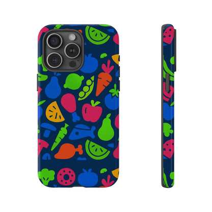 Vibrant 3D Fruit Pattern Protective Phone Case with Glossy Finish for Stylish Protection, Compatible with iPhone 13, 14, 15 & 16 – all models including Pro, Pro Max & Plus