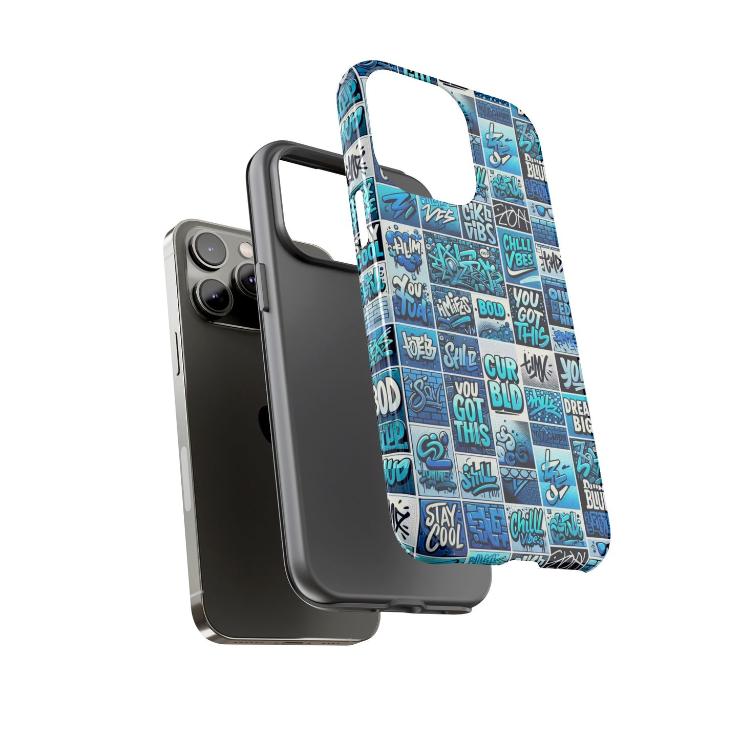 vibrant blue 3d wrap protective phone case featuring retro alphabet design for stylish smartphone protection compatible with iphone 13, 14, 15 & 16 – all models including pro, pro max & plus