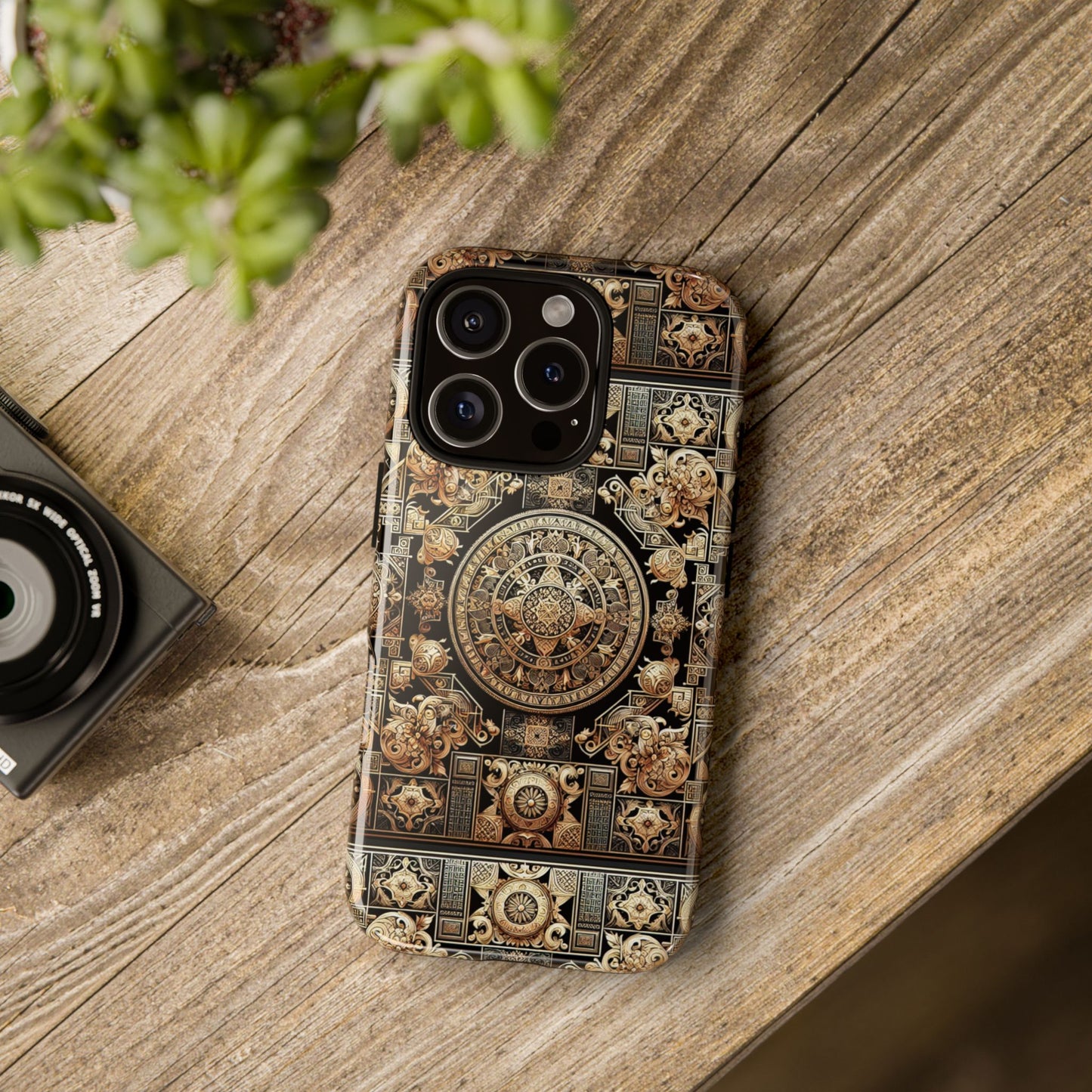 pattern image 8 vibrant shockproof phone case for anime and comic fans with ornate baroque design compatible with iphone 13, 14, 15 & 16 – all models including pro, pro max & plus