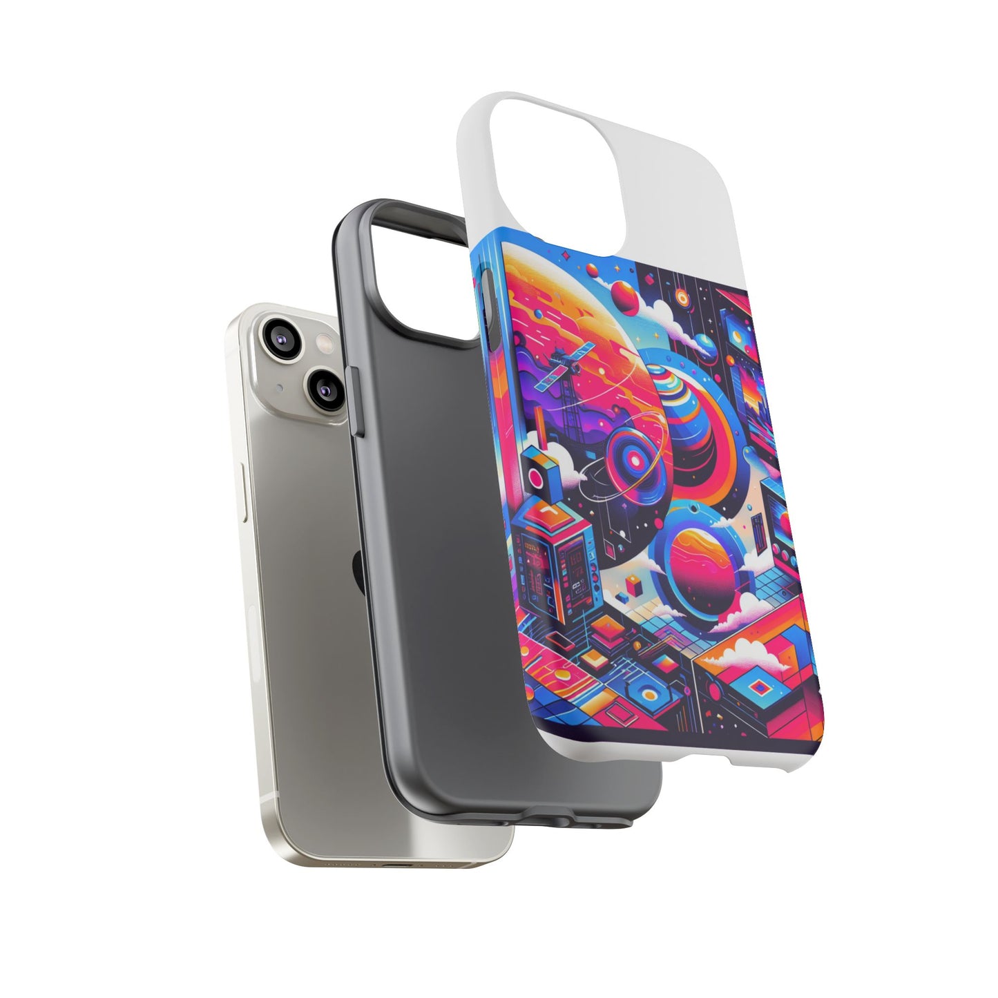 ohio core energy 3d wrap protective phone case for anime lovers, stylish durable tpu silicone, shock absorbent with uv protection, glossy or matte finish