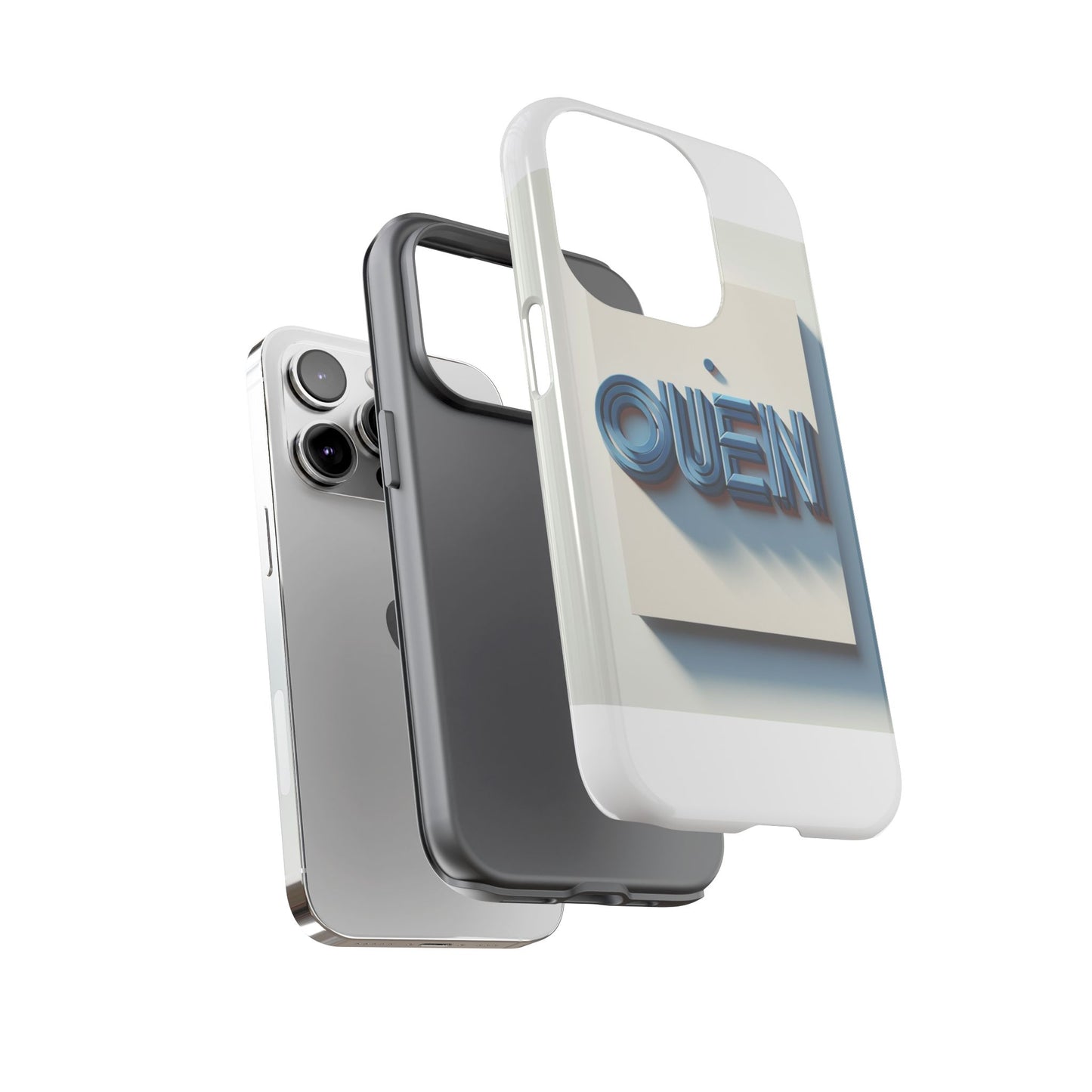 vibrant 3d textured phone case in blue for unique style and reliable protection compatible with iphone 13, 14, 15 & 16 – all models including pro, pro max & plus