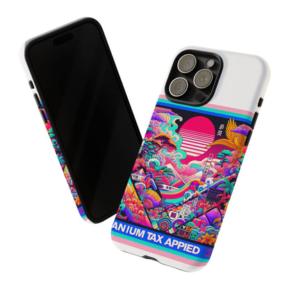 Fanum Tax Applied Protective Phone Case, 3D Wrap Design, Durable Silicone Liner, UV Protected, Shock Absorbing, Fun Anime and Comic Style, Ideal Gift for Tech Enthusiasts