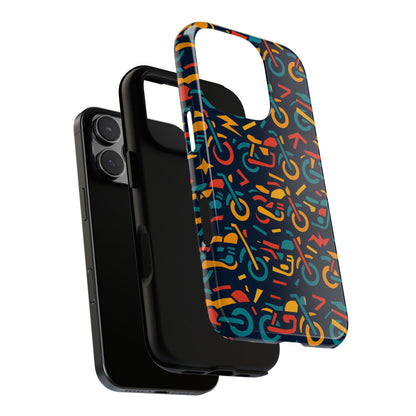 Vibrant Multicolour Motorcycle Design Protective Phone Case for Stylish Protection – Compatible with iPhone 13, 14, 15 & 16 – All Models Including Pro, Pro Max & Plus