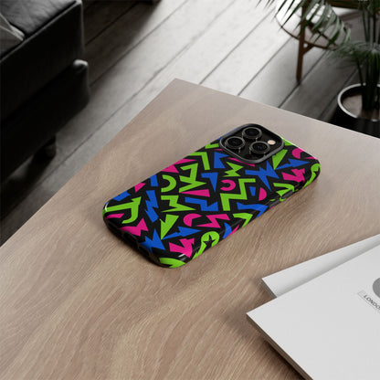 Y2K Multicolour 4 Protective Phone Case with 3D Design – Stylish Protection for Unisex Smartphones Compatible with iPhone 13, 14, 15 & 16 – All Models Including Pro, Pro Max & Plus