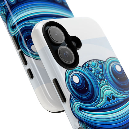 Vibrant 3D Animal-Inspired Phone Case in Blue for Stylish Protection and Unique Expression Compatible with iPhone 13, 14, 15 & 16 – all models including Pro, Pro Max & Plus