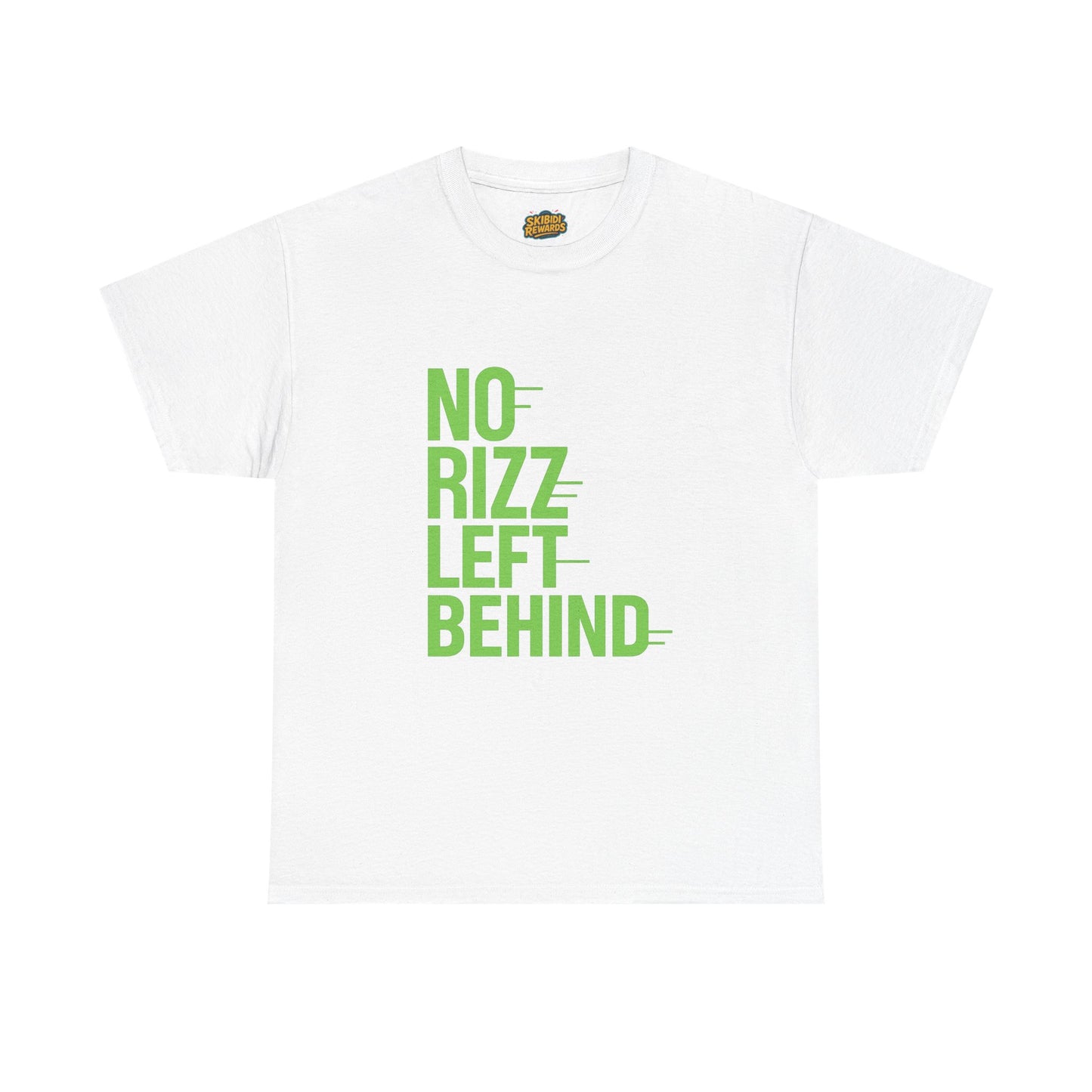 no rizz left behind unisex heavy cotton tee - casual statement t-shirt for everyday wear and unique self-expression