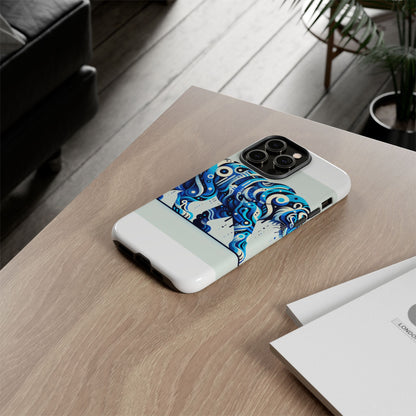 Vibrant 3D Wrap Protective Phone Case with Colourful Tiger Design Stylish Accessory for Men and Women Compatible with iPhone 13, 14, 15 & 16 – all models including Pro, Pro Max & Plus