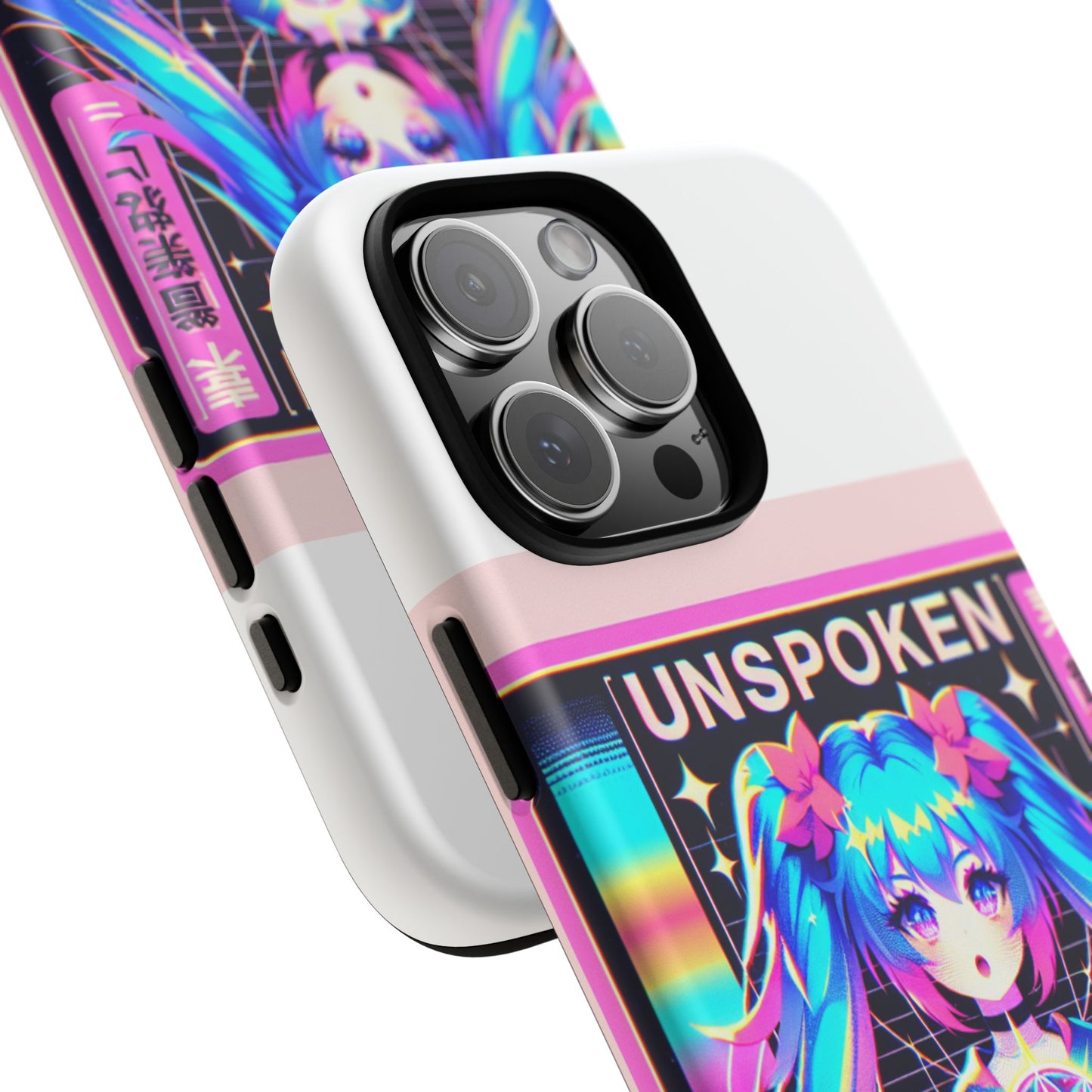 unspoken riz masterclass protective phone case, 3d wrap design, durable shock absorption, uv protected, ideal gift for anime and comic fans, glossy or matte finish