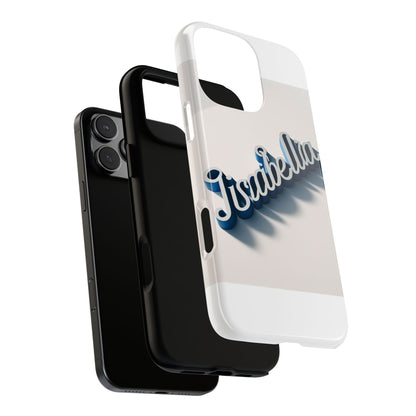 Vibrant 3D Alphabet Design Protective Phone Case in Blue for Unique Style and Self-Expression Compatible with iPhone 13, 14, 15 & 16 – all models including Pro, Pro Max & Plus