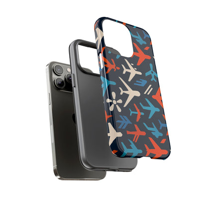 Vibrant Aviation Themed Protective Phone Case with 3D Wrap Design – Unique Style and Durable Protection – Compatible with iPhone 13, 14, 15 & 16 – All Models Including Pro, Pro Max & Plus