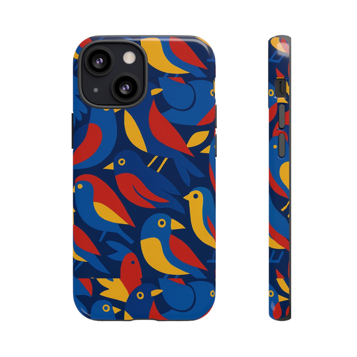 vibrant 3d wrap protective phone case with colourful bird design stylish accessory for men and women compatible with iphone 13, 14, 15 & 16 – all models including pro, pro max & plus